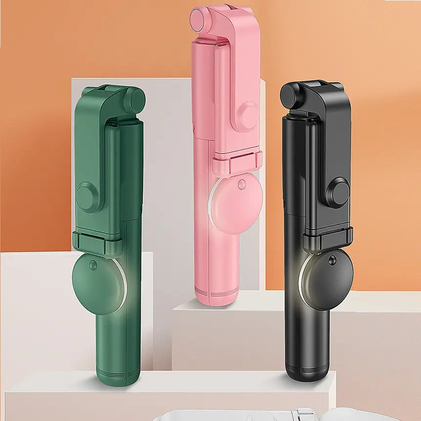 Selfie Stick τρίποδο με φως LED πλήρωσης