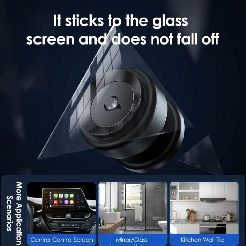 Vacuum Magnetic Phone Holder με Δυνατή Απορρόφηση & Βάση Κενού Αέρα