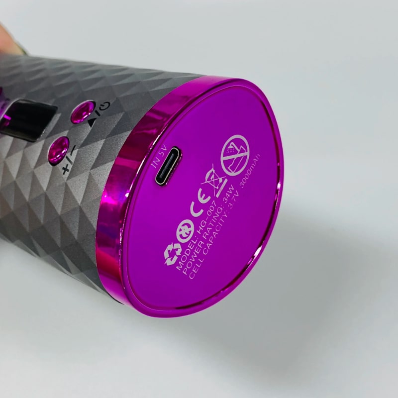 Ασύρματη Αυτόματη Συσκευή για Μπούκλες με Κεραμική Επίστρωση – Επαναφορτιζόμενη & Φορητή