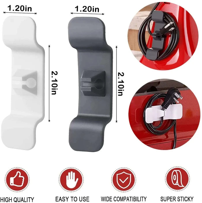 Cord Organizer for Kitchen Appliances 6pcs Set(Black)